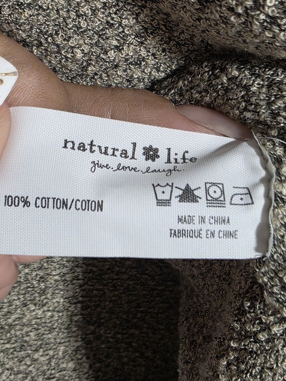 NATURAL LIFE SLOUCHY PULLOVER KNIT SWEATER SZ L - Picture 6 of 7